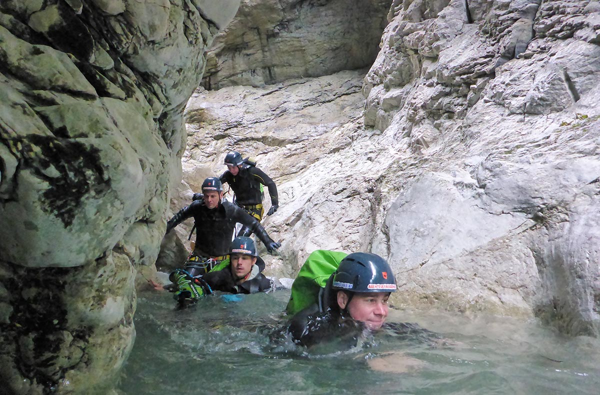 Canyoning Schnuppertour Weyregg - Dein erstes Canyoningabenteuer in Weyregg in Weyregg am Attersee