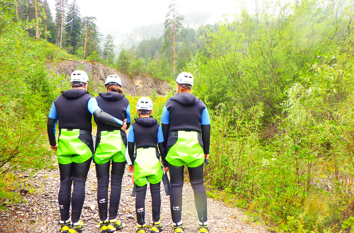 Canyoning-Tour Dornbirn für Familien Canyoning-Tour Dornbirn für Familien