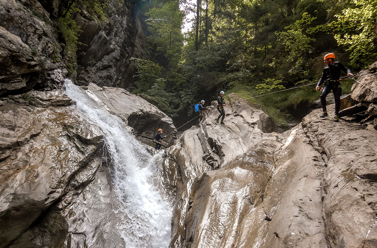 Canyoning Tour für Fortgeschrittene Dornbirn