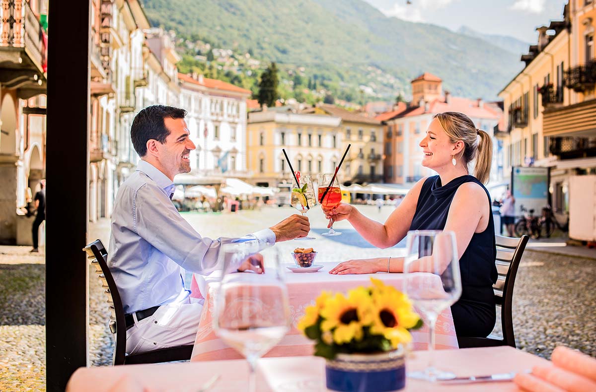 Dinner für 2 in einem Restaurant in Locarno