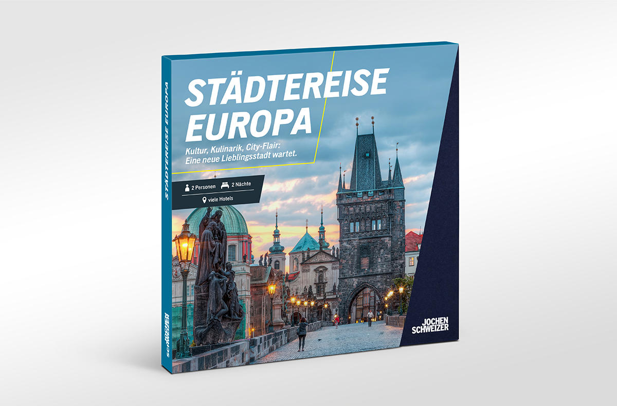 Geschenkbox Städtereise Europa