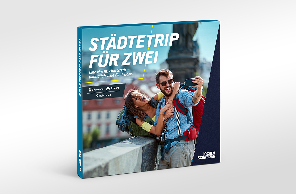 Geschenkbox Städtetrip für Zwei