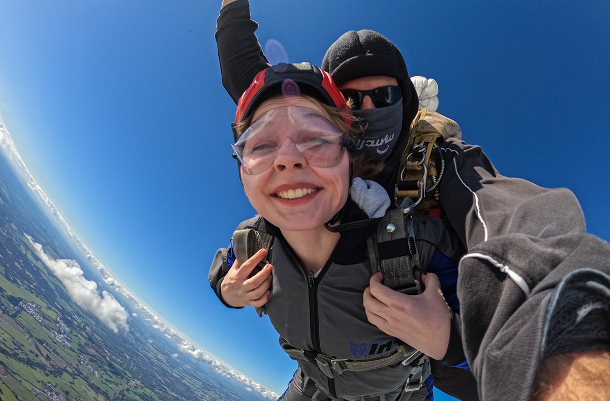 Fallschirm Tandemsprung Ailertchen Rhein...