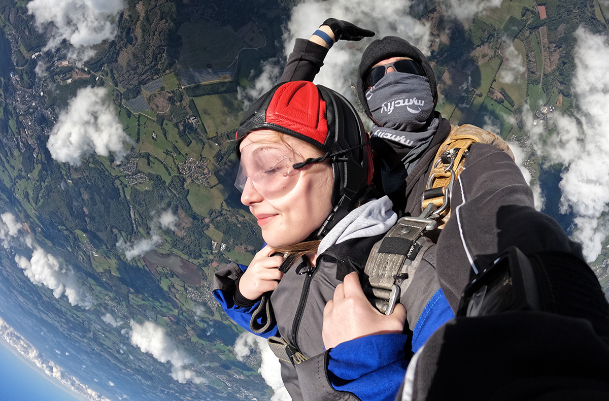 Fallschirm Tandemsprung Ailertchen Rhein...