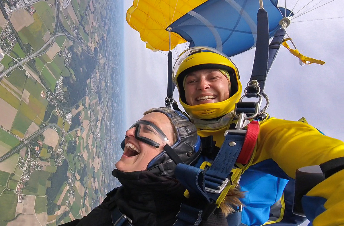 Fallschirm Tandemsprung Cham