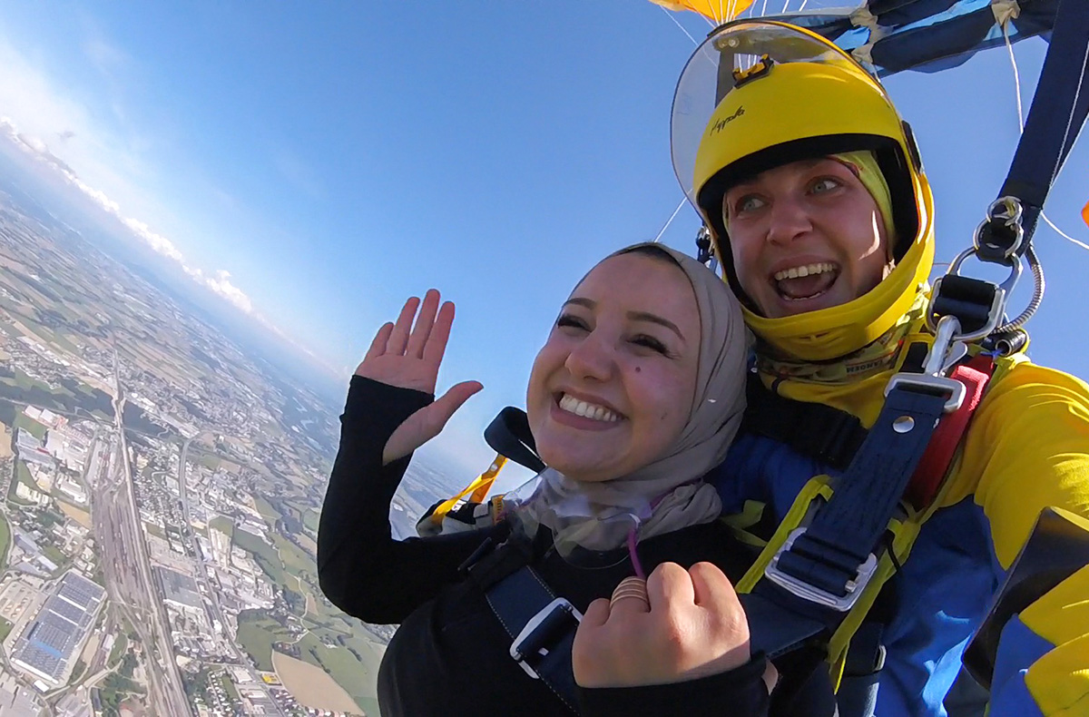 Fallschirm Tandemsprung Cham