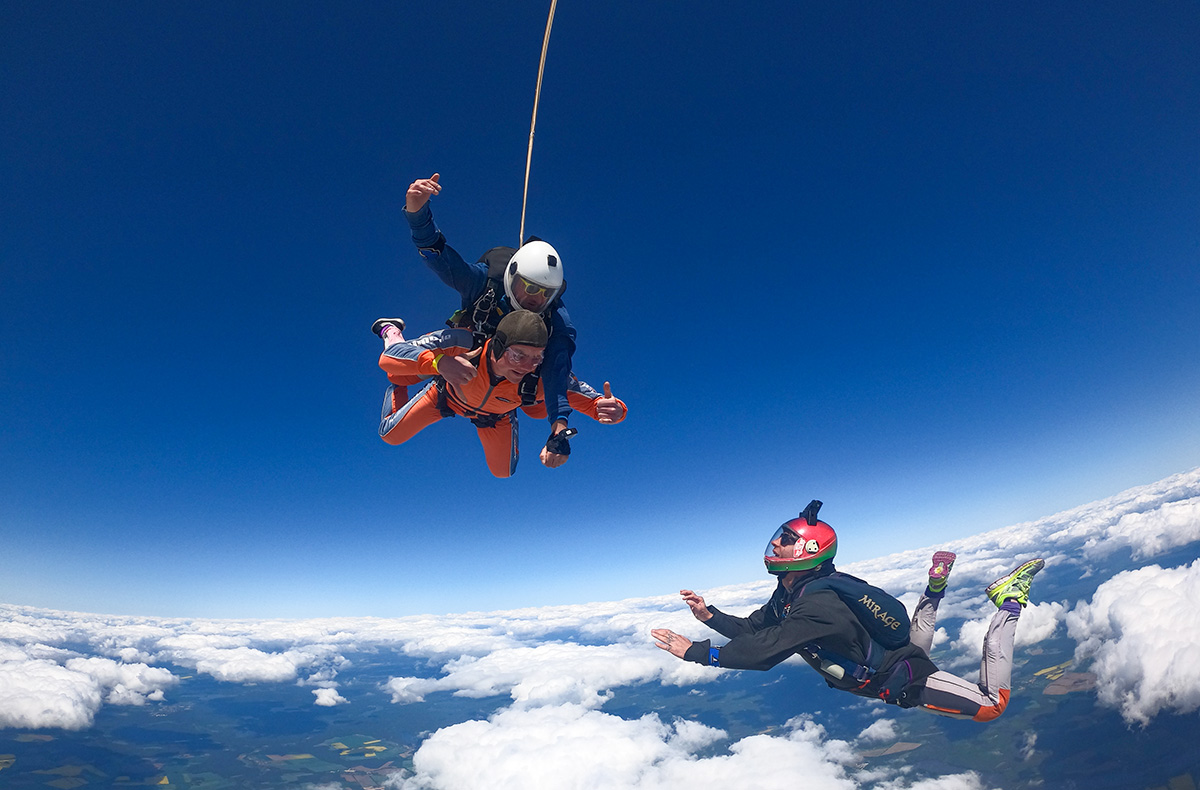 Fallschirm Tandemsprung Gransee Brandenb...