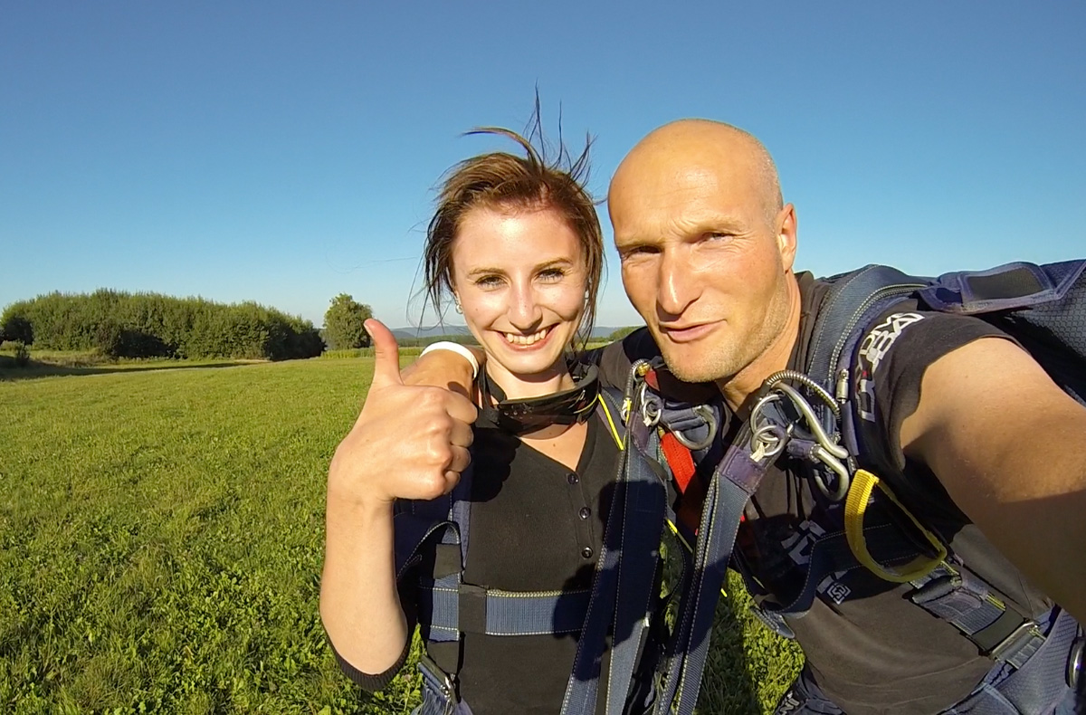 Fallschirm Tandemsprung Mosbach Baden-W�...