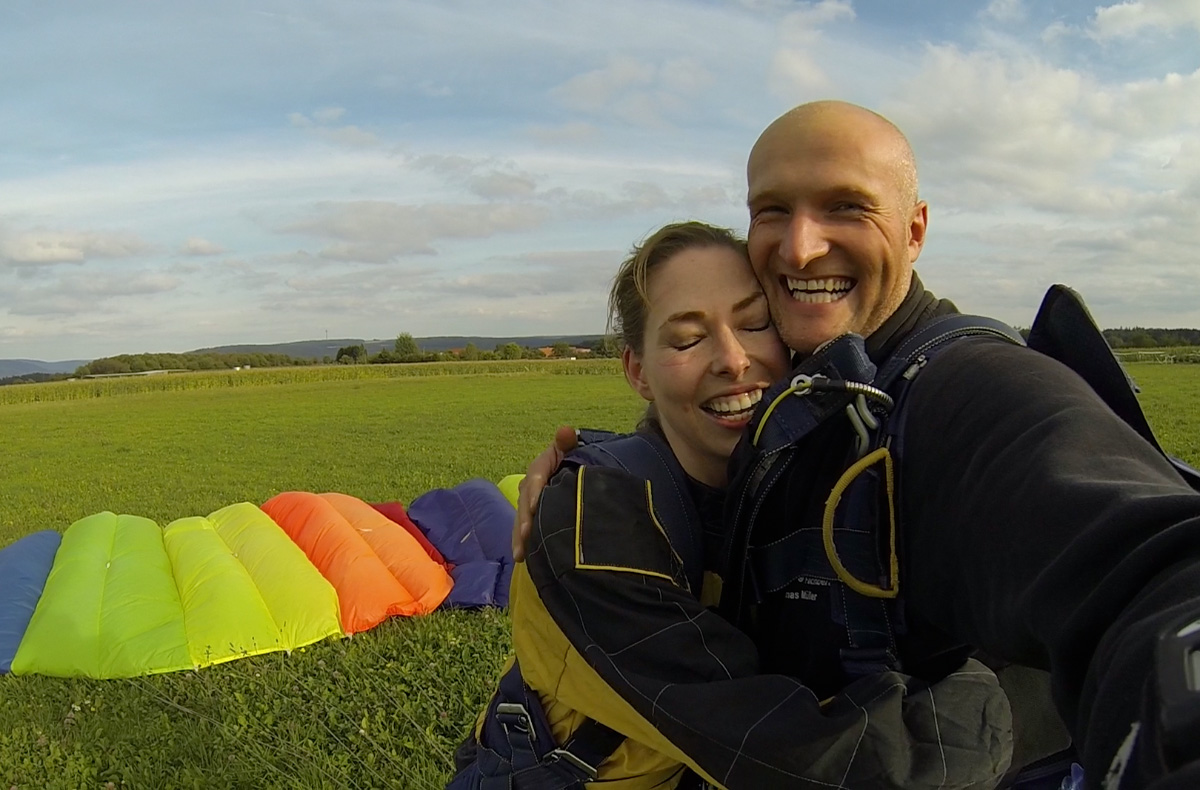 Fallschirm Tandemsprung Mosbach Baden-W�...