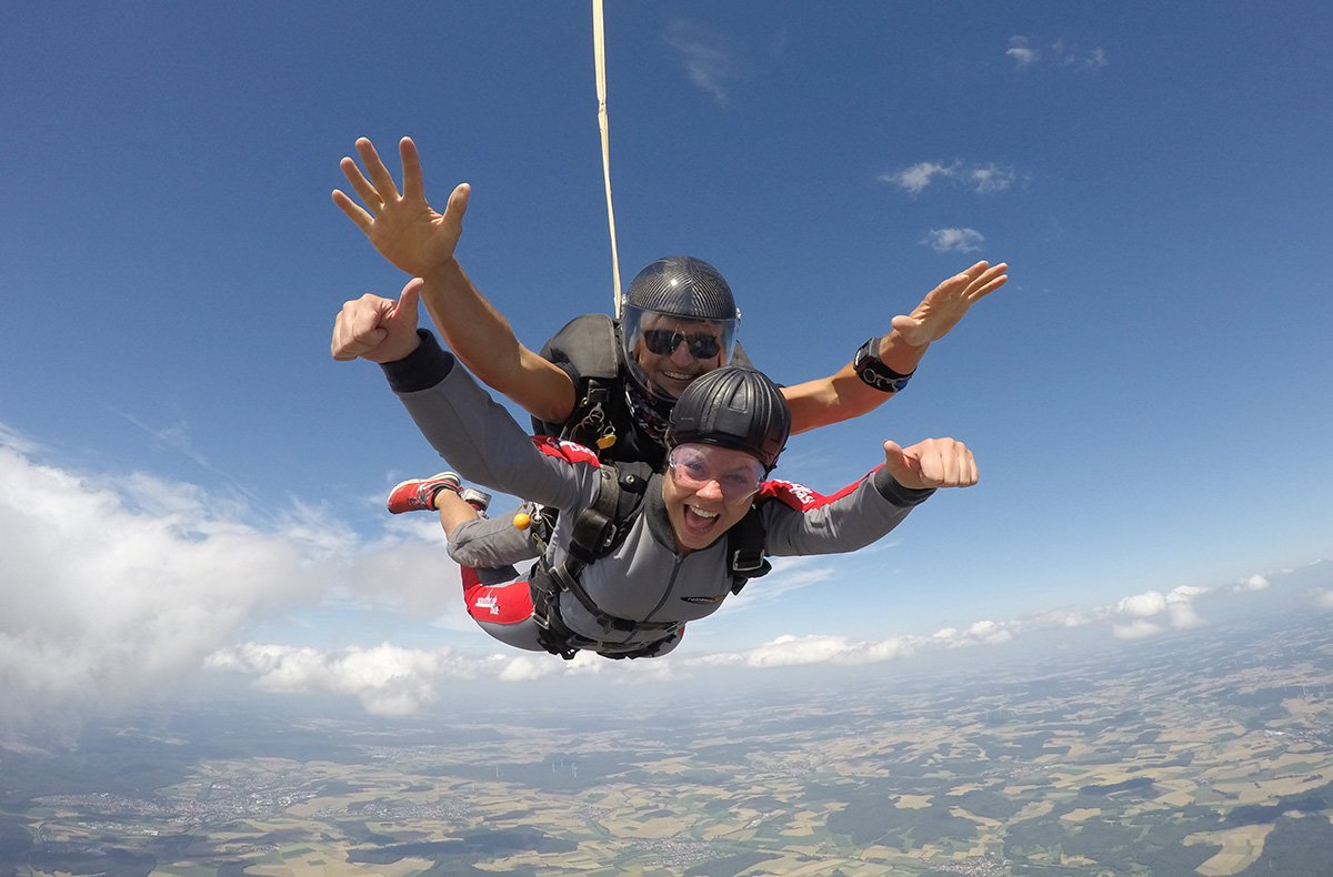 Fallschirm Tandemsprung Schlierstadt in ...