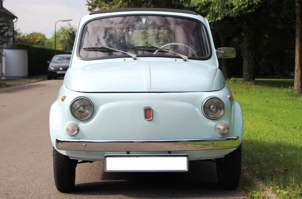 Oldtimer Fiat 500 fahren für 2 München