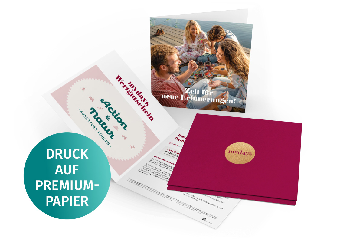 Flexibles Geschenk Action und Natur 