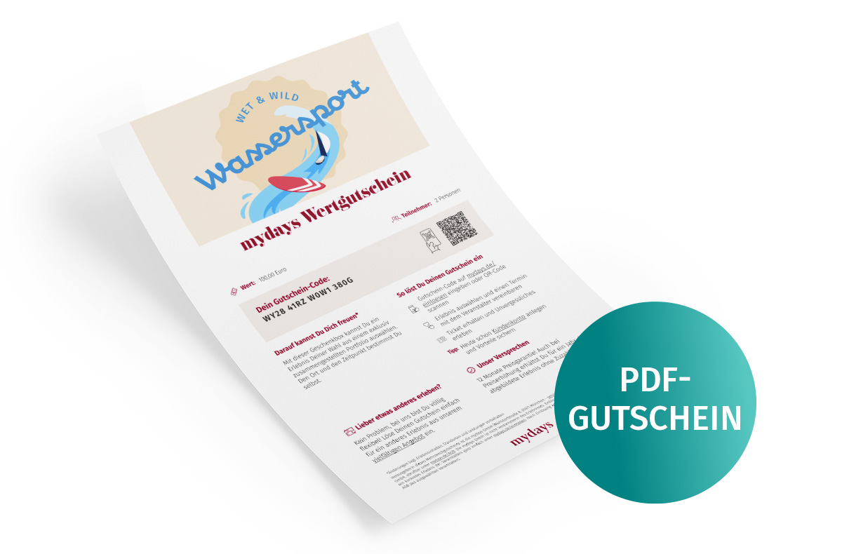 Flexibles Geschenk Wassersport Flexibles Geschenk Wassersport