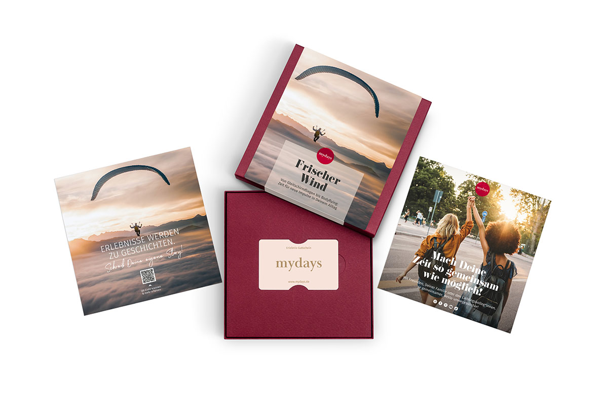 Geschenkbox Frischer Wind Geschenkbox Frischer Wind