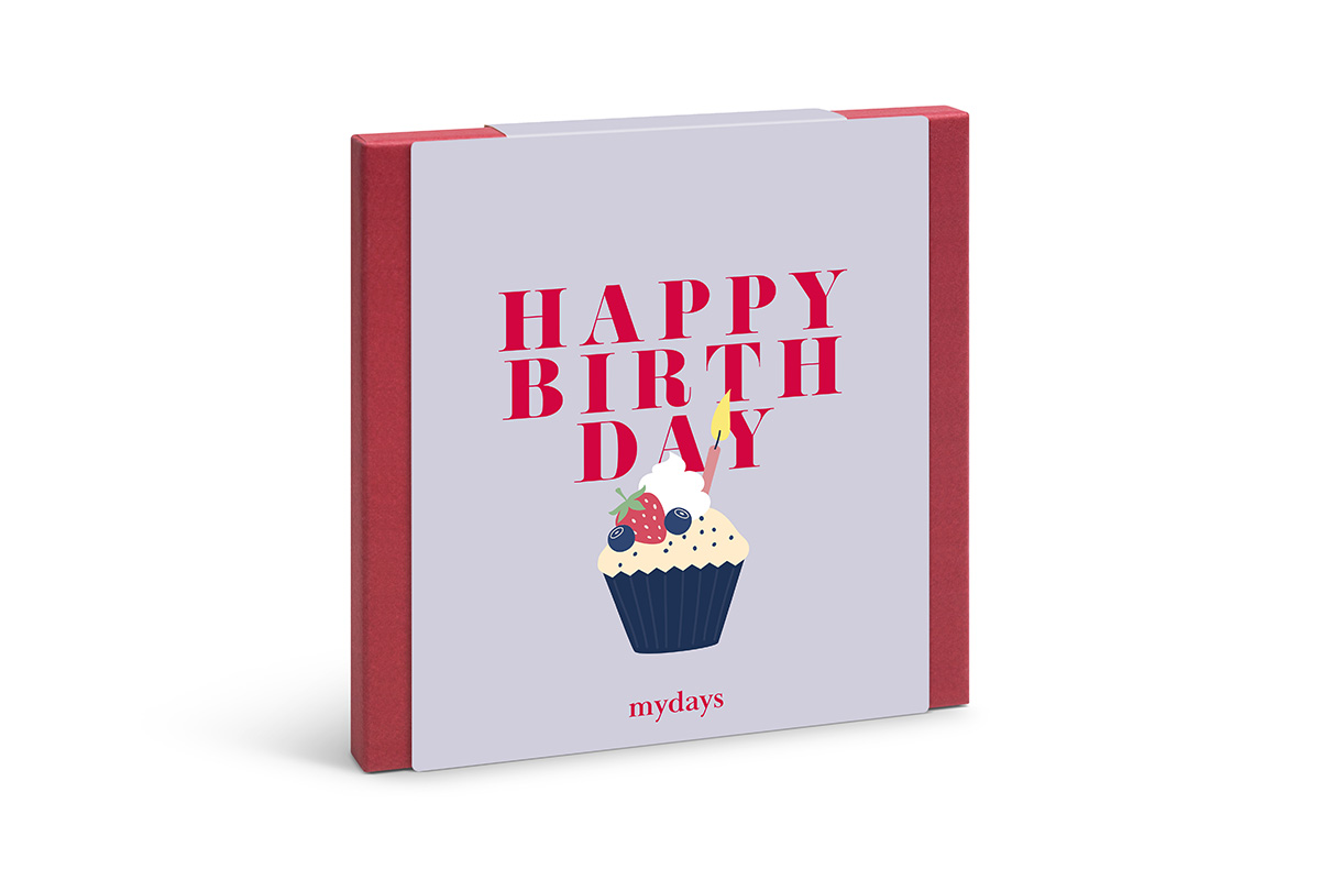 Flexibles Geschenk Happy Birthday (Muffin) Flexibles Geschenk Happy Birthday (Muffin)