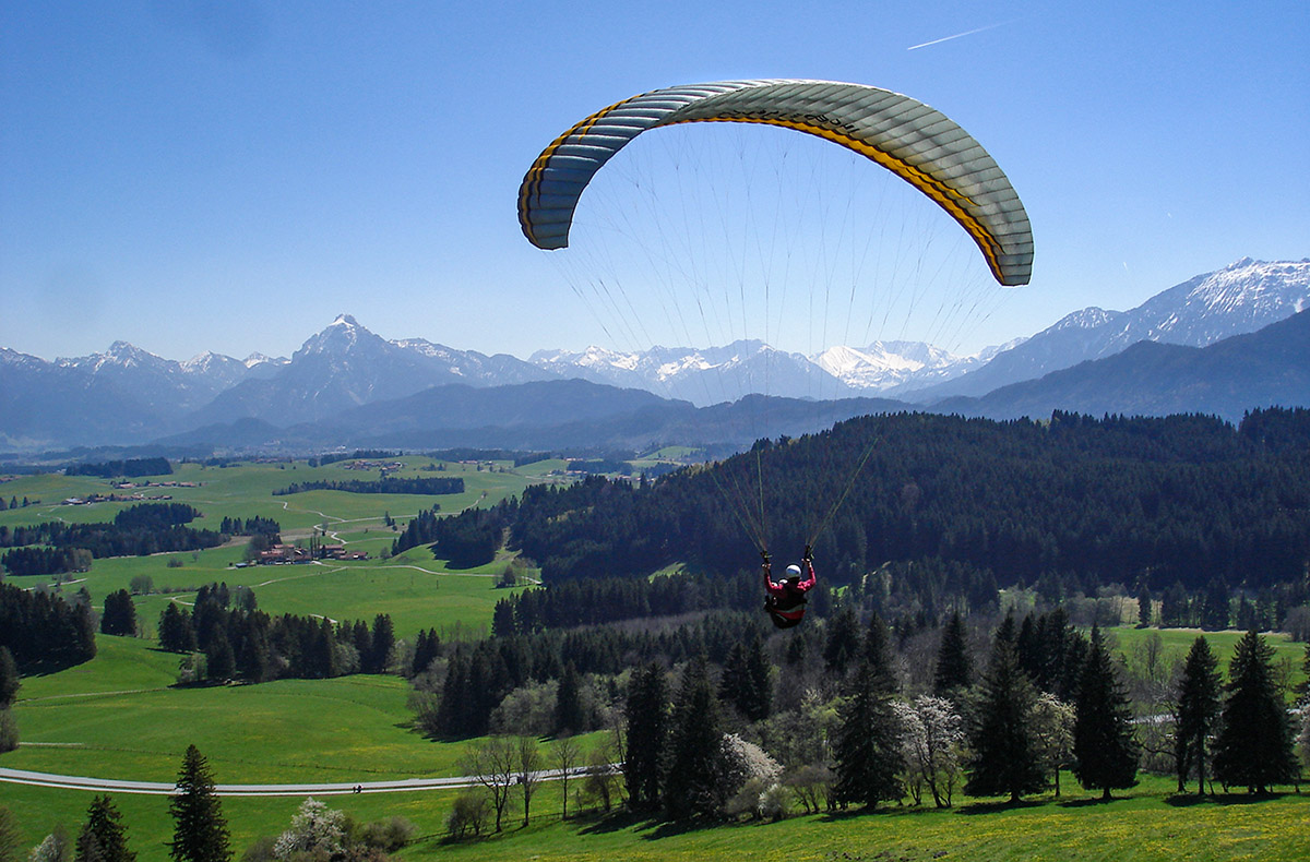 Gleitschirm Grundkurs Marktoberdorf (4 Tage) 