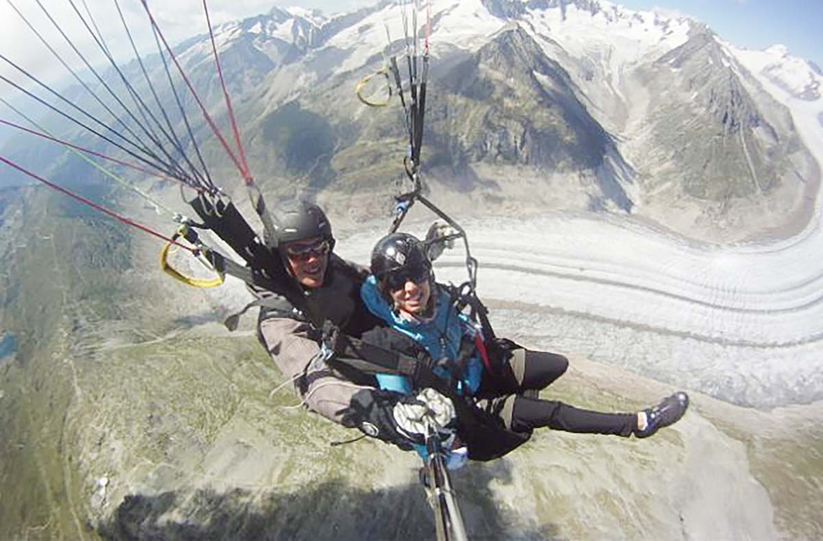 Gleitschirm Tandemflug Fiesch für 2