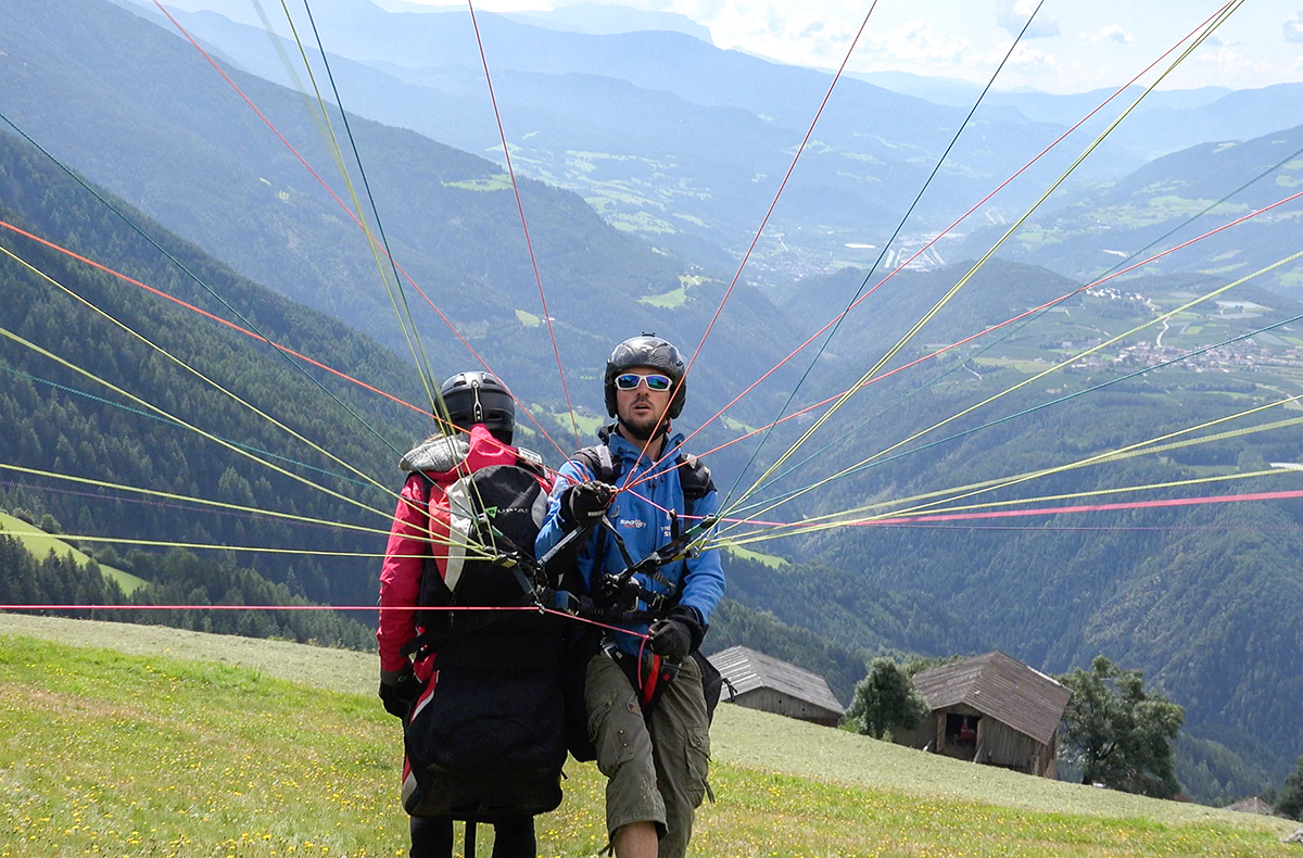 Gleitschirm Tandemflug Meransen für 2...