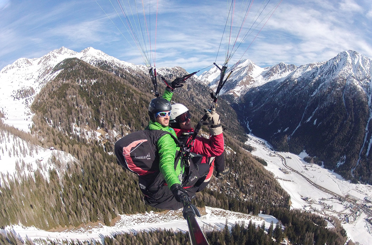 Gleitschirm Tandemflug Meransen für 2...