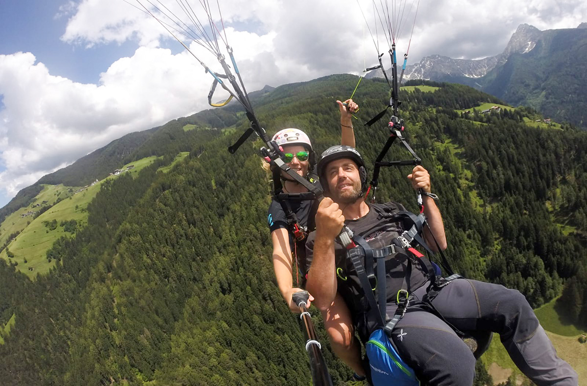 Gleitschirm-Thermikflug Saltaus...