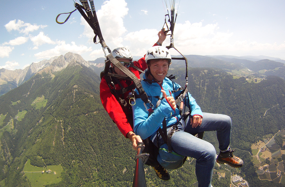 Gleitschirm-Thermikflug Saltaus...