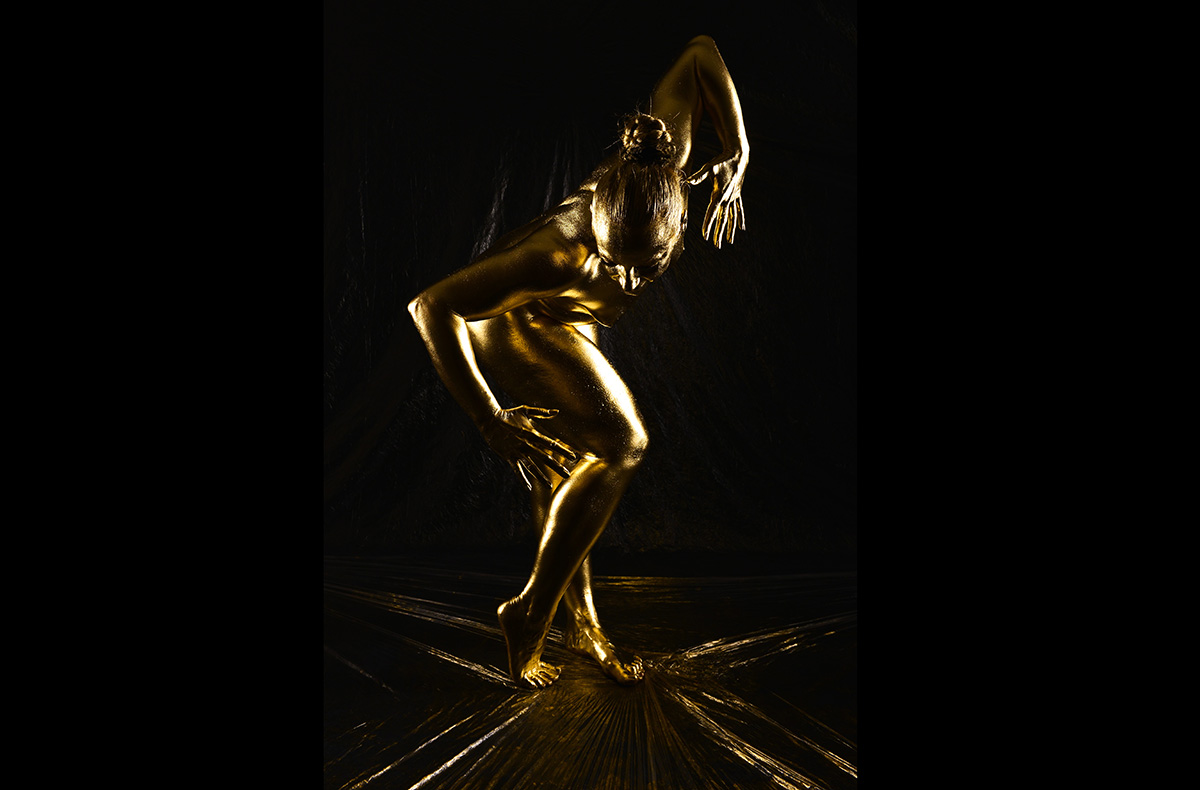 Vergoldungs-Bodypainting Farchant