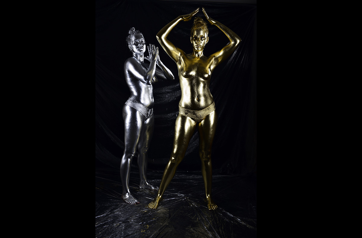 Vergoldungs-Bodypainting Farchant 