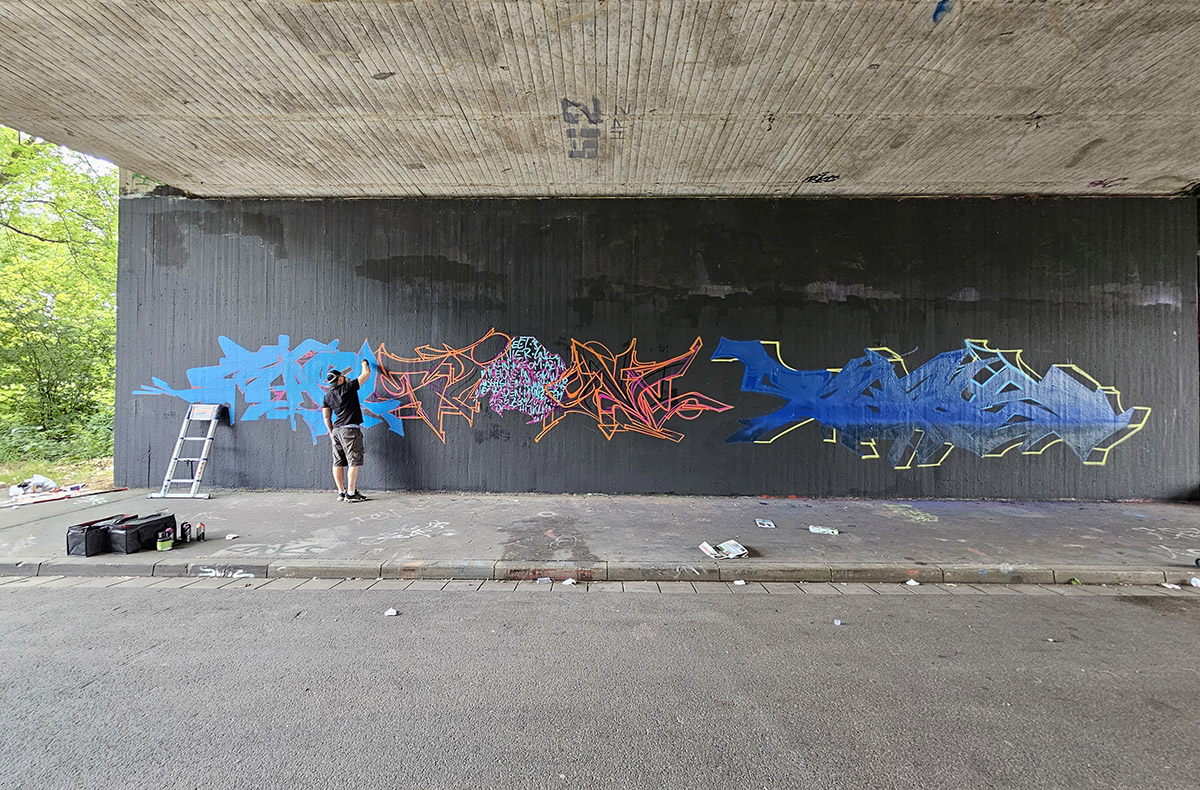 Graffiti Workshop Wiesbaden-Biebrich für 2 Graffiti Workshop Wiesbaden-Biebrich für 2