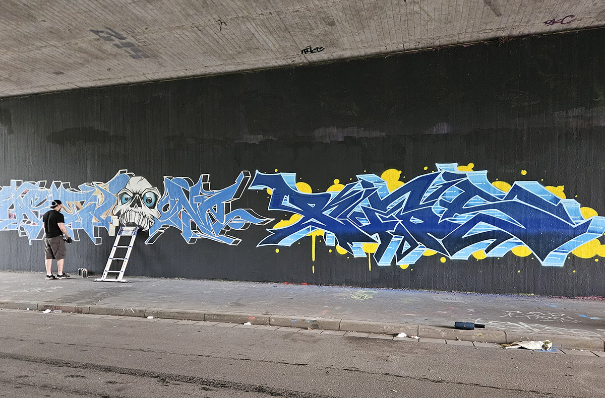 Graffiti Workshop Wiesbaden-Biebrich für 2 Graffiti Workshop Wiesbaden-Biebrich für 2