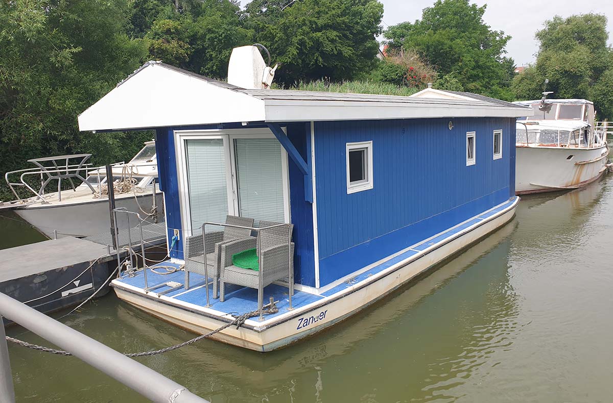 Hausboot Zander auf dem Rhein für 2 (2 Nächte)