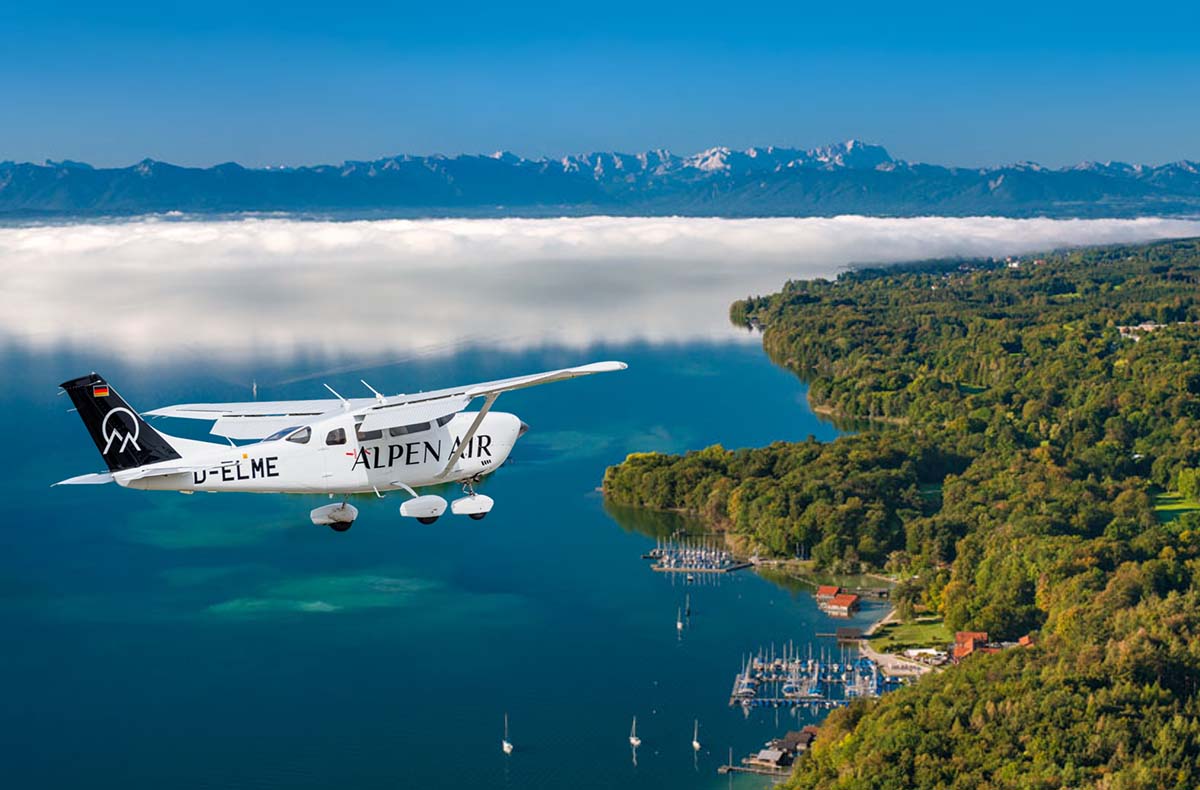 Flugzeug Rundflug Augsburg 