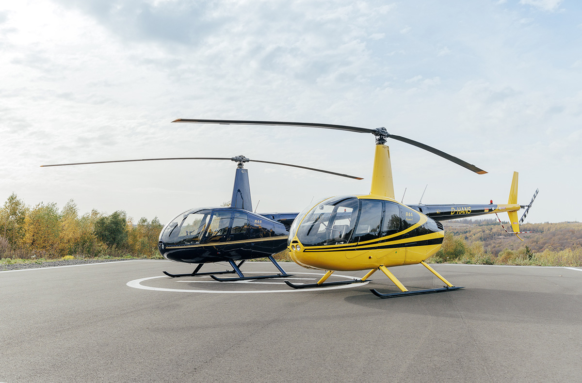 Hubschrauber Rundflug Würselen (30 Min.)