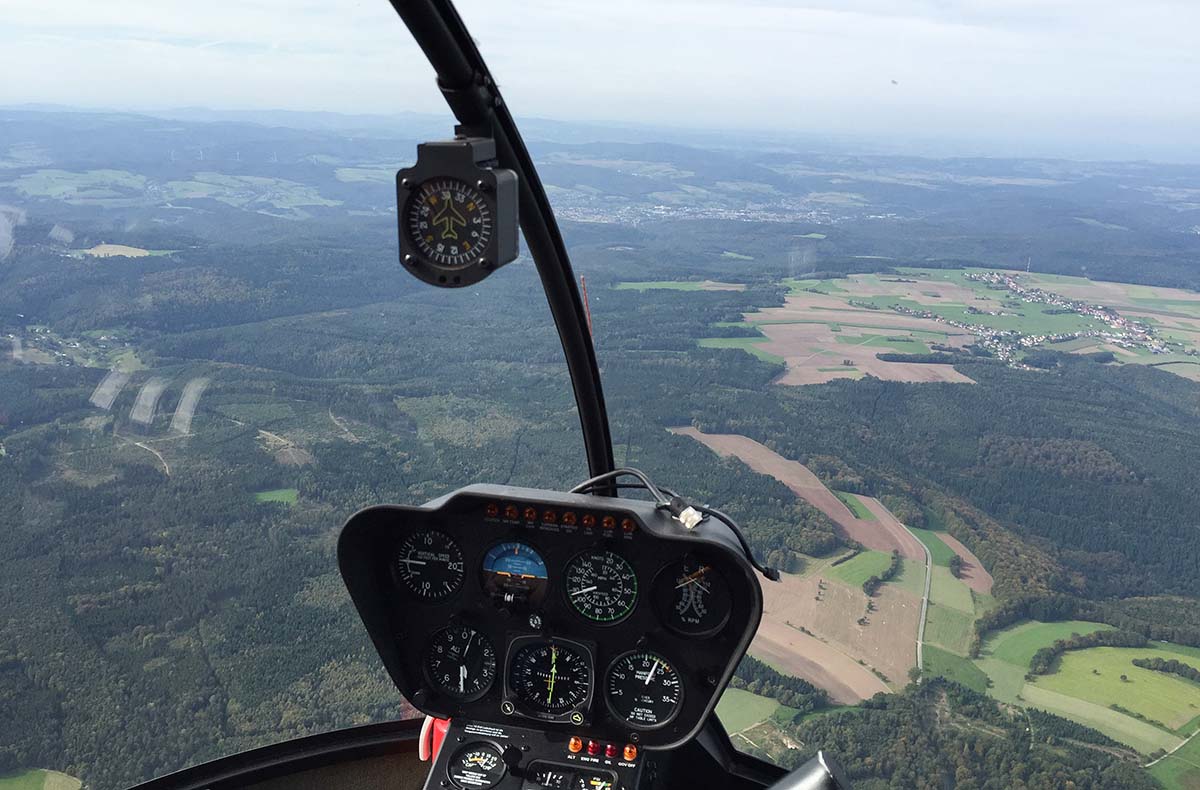 Exklusiver Hubschrauber-Skyline Flug über München in Jesenwang