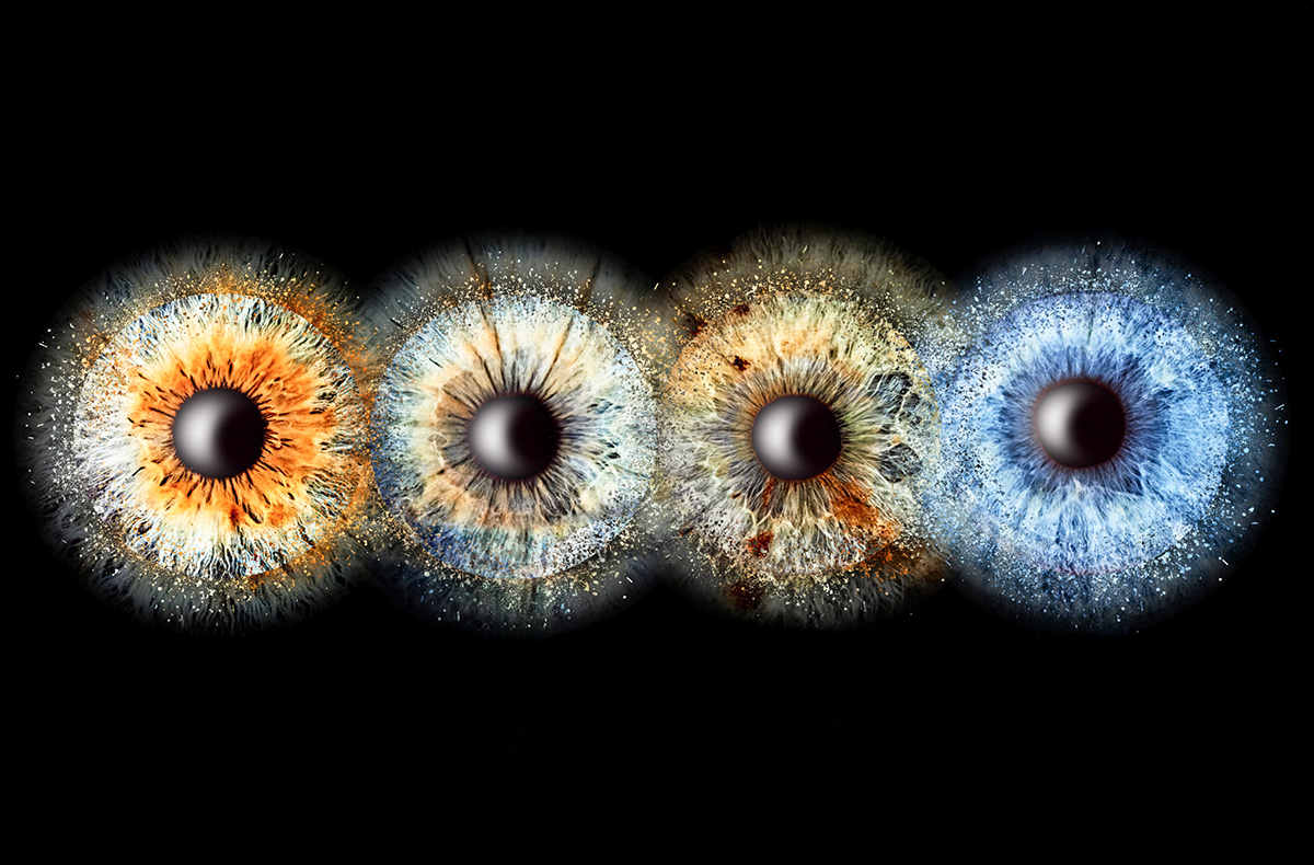 Irisfotografie Familie Haßfurt - Dein Auge als Kunstwerk – Iris neu erleben