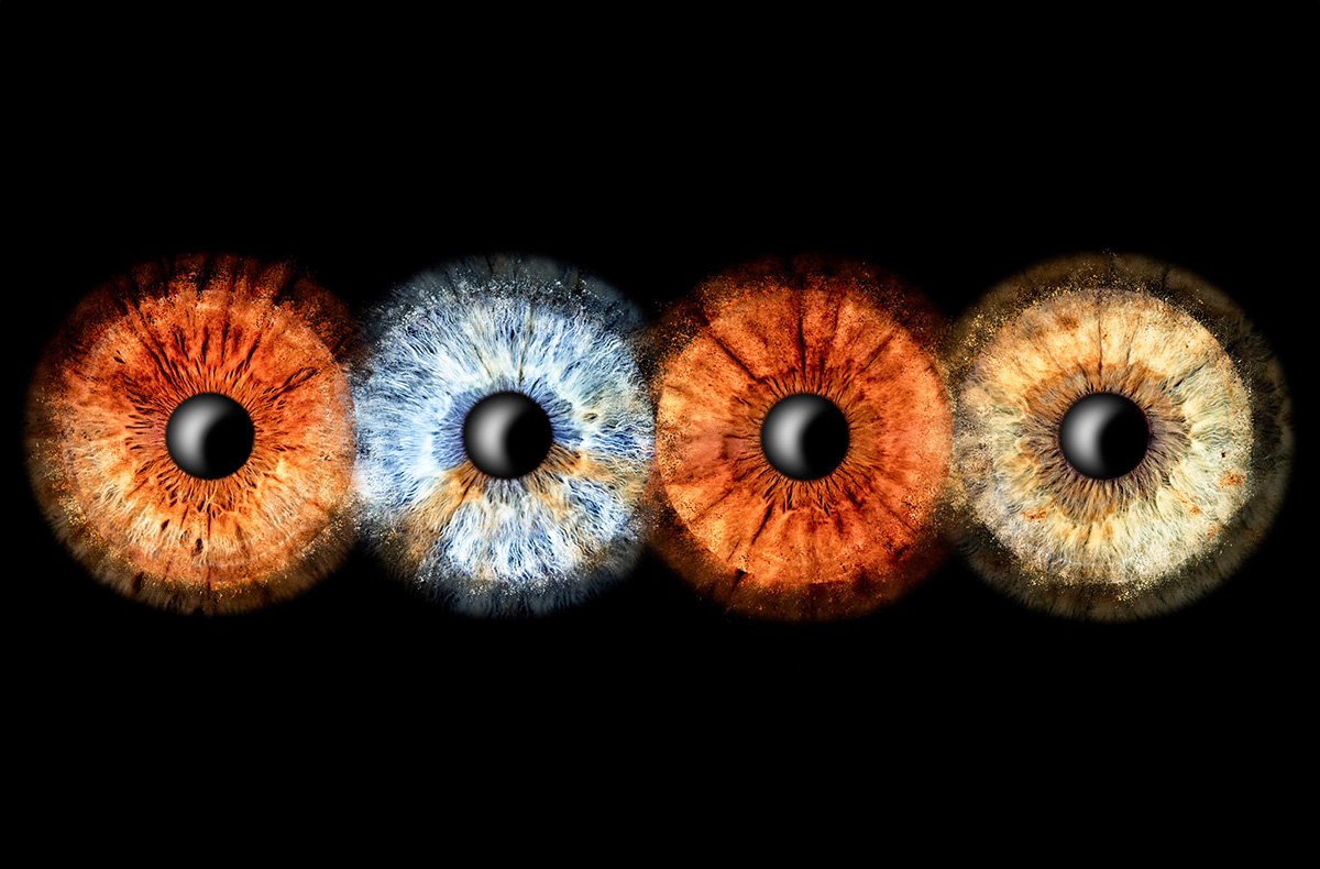 Irisfotografie Familie Haßfurt - Dein Auge als Kunstwerk – Iris neu erleben