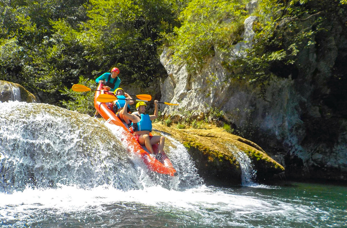 Kajak fahren in Kroatien 
