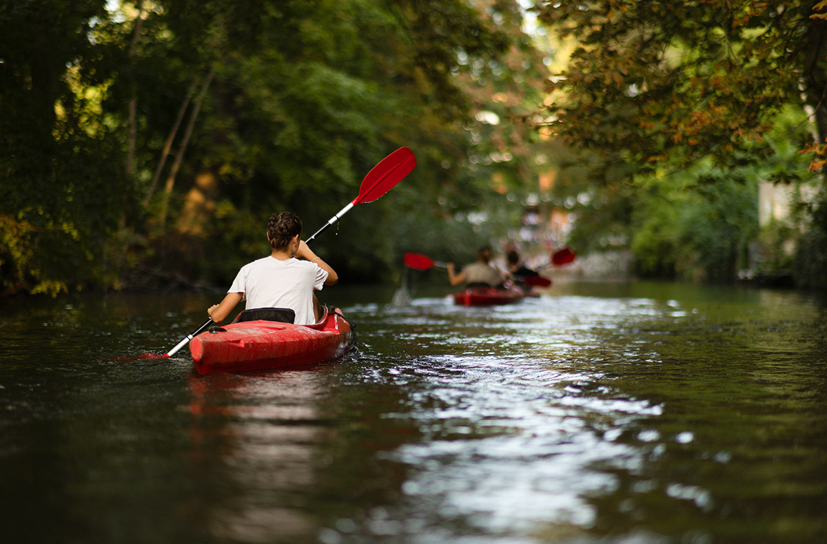 Kanutour Cospudener See Kanutour Cospudener See