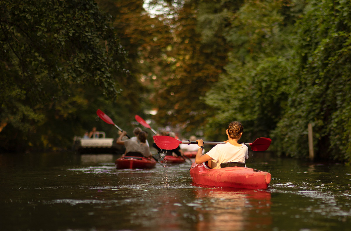 Kanutour Cospudener See Kanutour Cospudener See