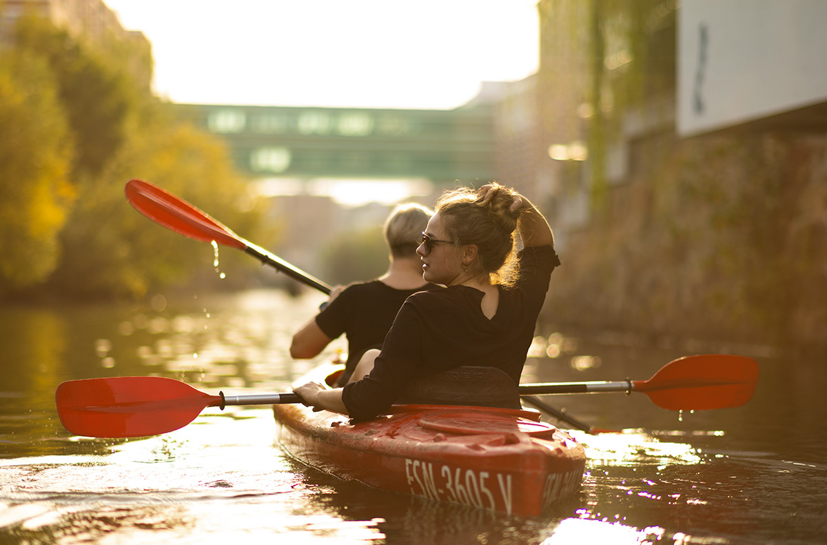 Kanutour Cospudener See 