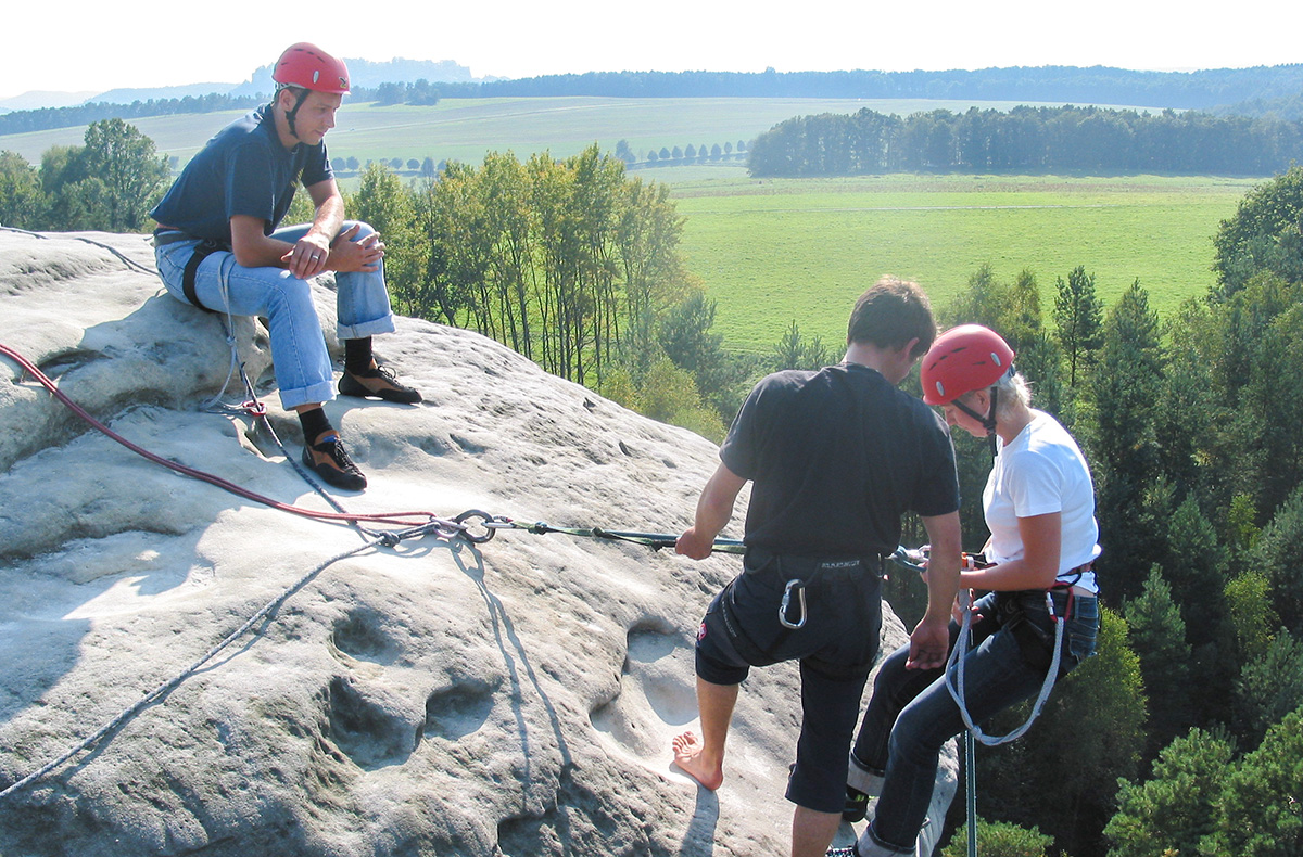 Kletterkurs im Klettergarten Rathen