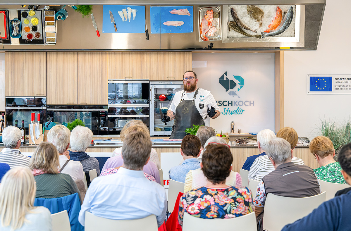Kochshow Bremerhaven mit Fischbuffet