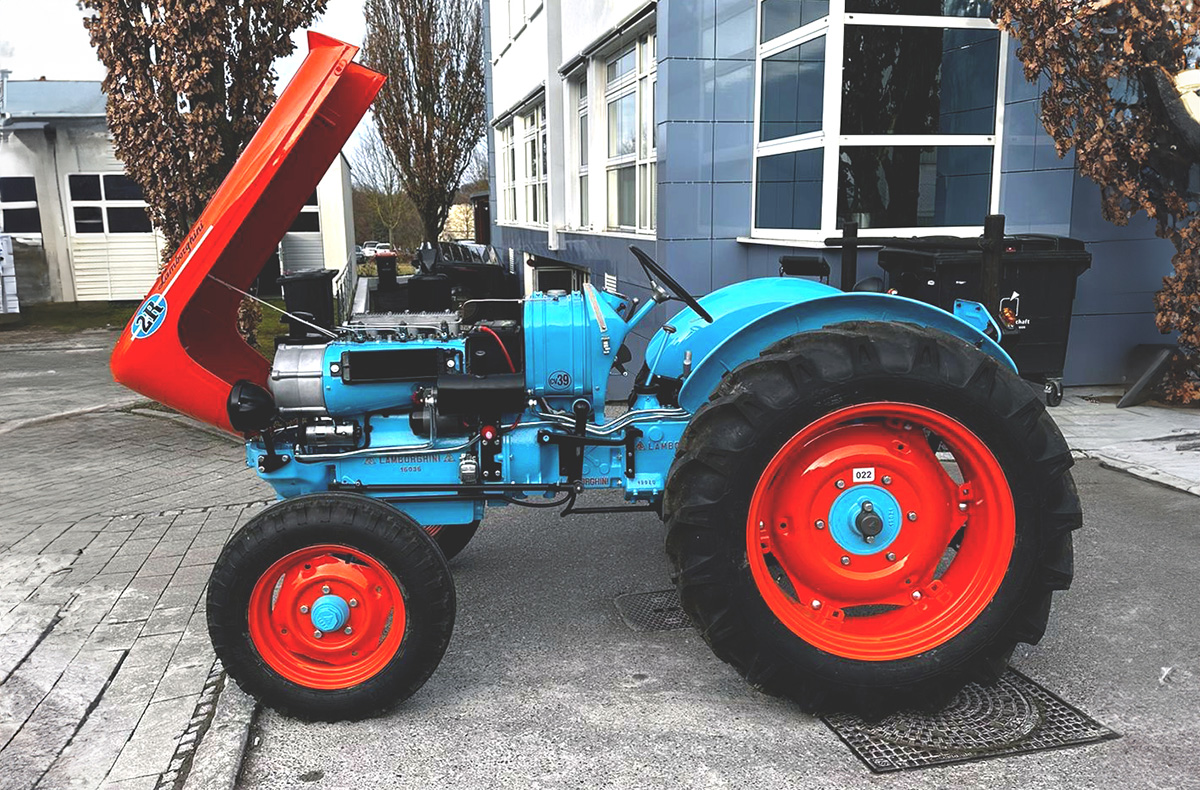 Lamborghini Traktor fahren Sindelfingen (Sonnenaufgang)