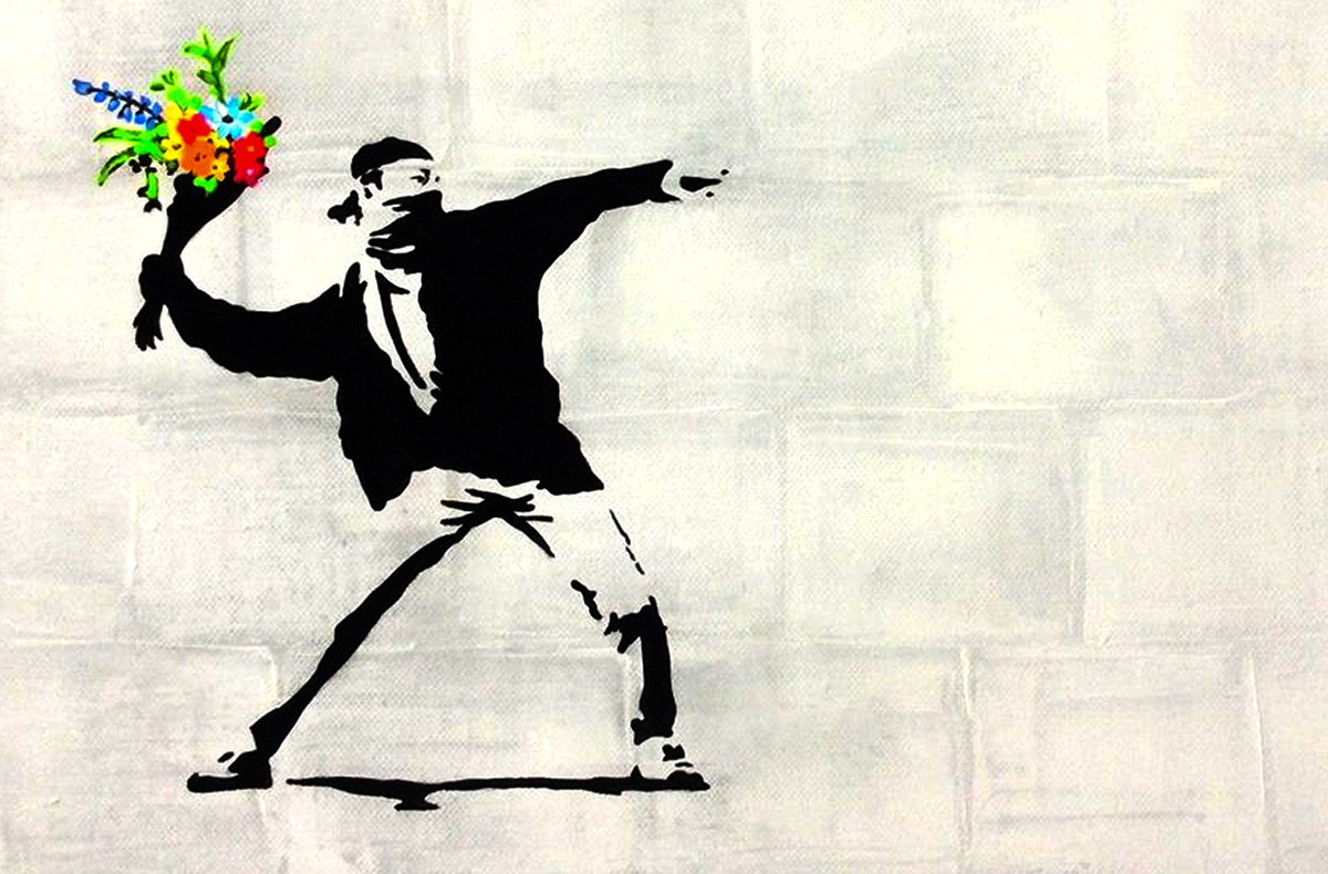 Malkurs - Banksy Street-Art Malkurs - Banksy Street-Art
