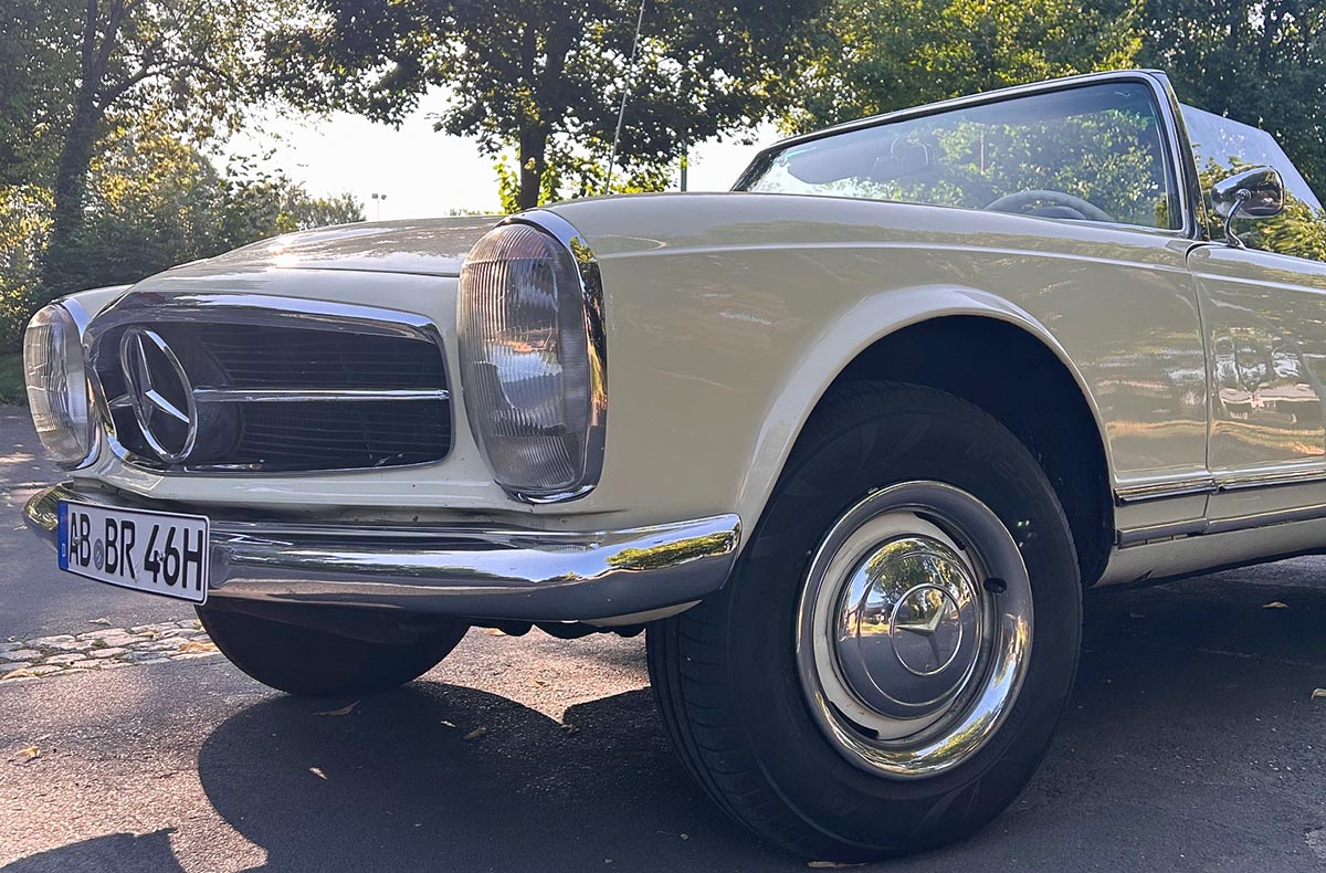 Mercedes Pagode 230 SL Cabrio fahren (4 Std.) Wenighösbach