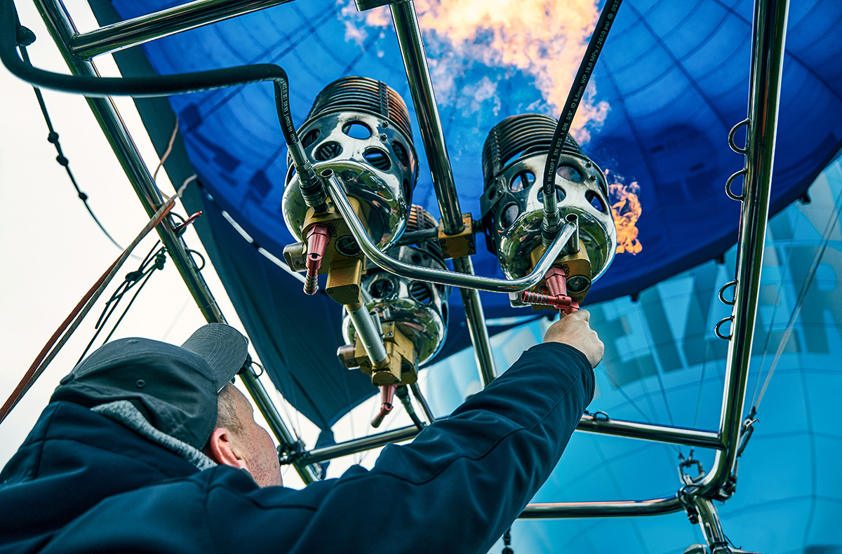 Morgendliche Ballonfahrt Morgendliche Ballonfahrt