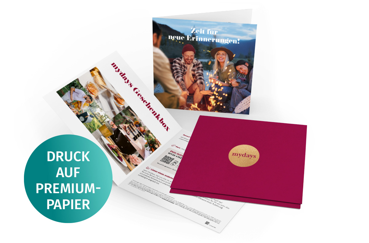 Geschenkbox Dinner & Drinks als PDF Geschenkbox Dinner & Drinks als PDF