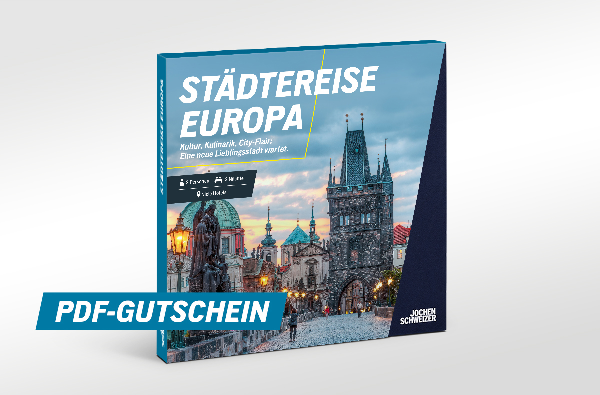 Geschenkbox Städtereise Europa als PDF