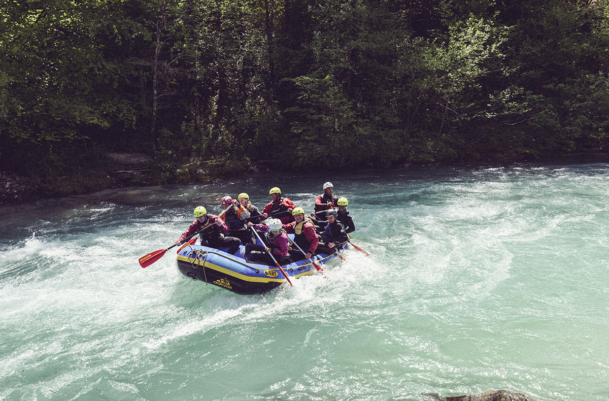 Rafting-Halbtagestour auf der Isar Lenggries
