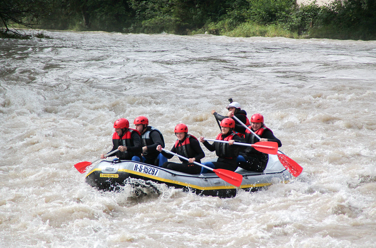 Rafting Tour in Schneizlreuth (1/2 Tag)
