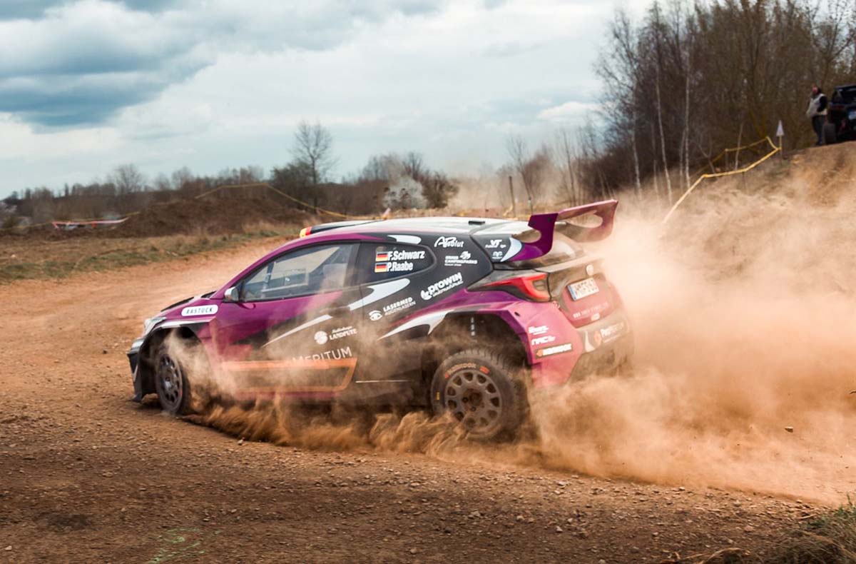 Rallye2 Auto Mitfahrt in Gröningen mit Fabio Schwarz